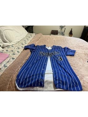 Champro Men’s Kansas City Royals 3 Boom Baseball Jersey! Small